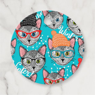 Etiquetas Para Lembrancinhas Gato no chapéu