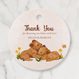 Etiquetas Para Lembrancinhas Gêmeos bebês neutros em sexo obrigado você