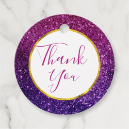 Etiquetas Para Lembrancinhas Gemstones cor-de-rosa e roxos brilhantes