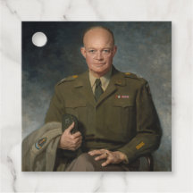 General Dwight Eisenhower 5 Star - Retrato Pintado