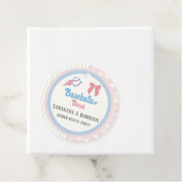 Etiquetas Para Lembrancinhas Gênero de bebê revela basquetebol ou Arcos