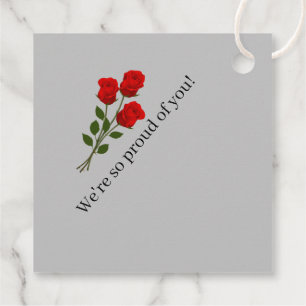 Etiquetas Para Lembrancinhas Gift-FavorTag -Coroa e Rosas Tiara Pageant