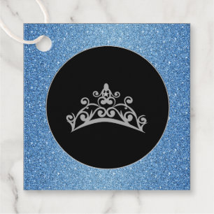 Etiquetas Para Lembrancinhas Gift-FavorTag -Pageant USA America Tiara Crown