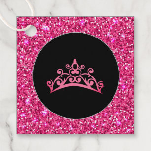 Etiquetas Para Lembrancinhas Gift-FavorTag -Pageant USA America Tiara Crown