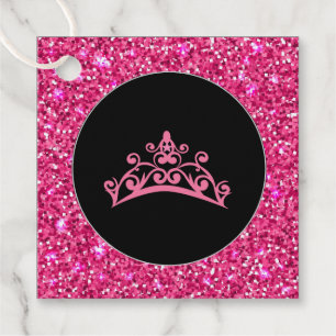 Etiquetas Para Lembrancinhas Gift-FavorTag -Pageant USA America Tiara Crown