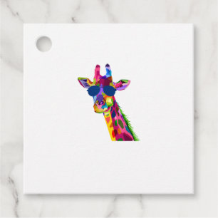 Etiquetas Para Lembrancinhas Giraffe Zoo Keeper Safari Animal Giraffe