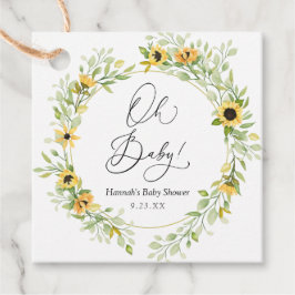 Etiquetas Para Lembrancinhas Girassóis Oh bebê