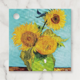 Etiquetas Para Lembrancinhas Girassóis Vincent van Gogh