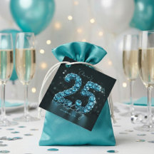 Glamoroso Aniversário de 25 anos com Pedra Precios