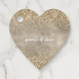 Etiquetas Para Lembrancinhas Glitter Dourado