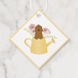 Etiquetas Para Lembrancinhas Goldendoodle Em Água Pode Amarelar