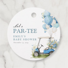 Etiquetas Para Lembrancinhas Golf Let's Par-tee Boy Baby Shower