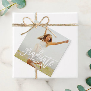 Etiquetas Para Lembrancinhas Graduação de Foto Personalizada do Formando Modern