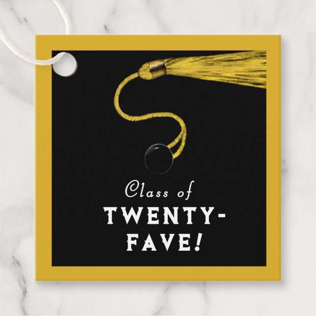 Etiquetas Para Lembrancinhas Graduação Dourada 2025 (Frente)