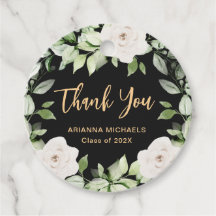 Graduação Floral Botânica Obrigado Script