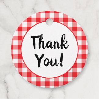 Etiquetas Para Lembrancinhas Gratidão Xadrez Vermelho e Branco