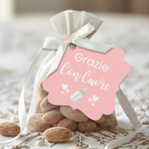Grazie Con Cuore Italiano Obrigado Rosa