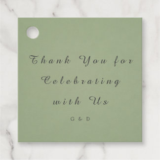 Etiquetas Para Lembrancinhas Green Wedding Favor Tag Template