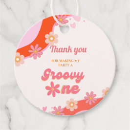 Etiquetas Para Lembrancinhas Groovy One Party Boho Retro Daisy