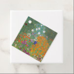 Etiquetas Para Lembrancinhas Gustav Klimt Flower Garden Cottage Nature<br><div class="desc">Uma bela pintura de jardim - esta é uma pintura clássica de Gustav Klimt,  chamada Jardim de Algodão,  ou Jardim Bauergarten,  1907,  que é um close up de um jardim floral,  uma pintura floral colorida.</div>