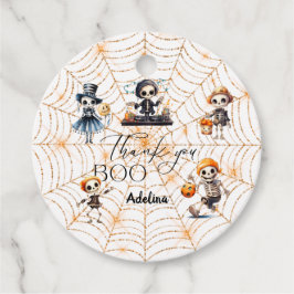 Etiquetas Para Lembrancinhas Halloween Boo Spooky Skeletons Chá de fraldas