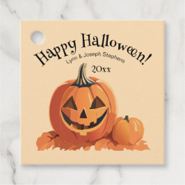 Etiquetas Para Lembrancinhas Halloween Cute Jack-o-Lantern