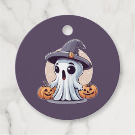 Etiquetas Para Lembrancinhas Halloween: Geist mit Kürbissen - 