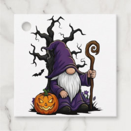 Etiquetas Para Lembrancinhas Halloween Gnome Favor Tags
