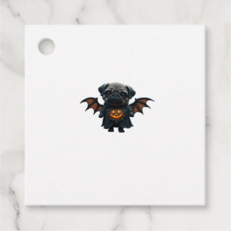 Etiquetas Para Lembrancinhas Halloween Spooky Pug Classic T-Shirt