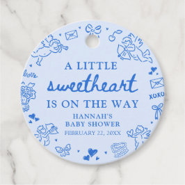 Etiquetas Para Lembrancinhas Hand Drawn Valentine Little Sweetheat Baby Shower