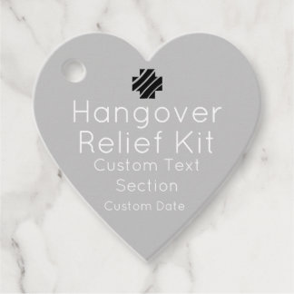 Etiquetas Para Lembrancinhas Hangover Relief Kit Favor Tags