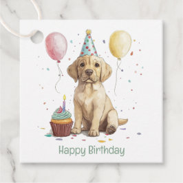 Etiquetas Para Lembrancinhas Happy Birthday Labrador Retriever Dogs