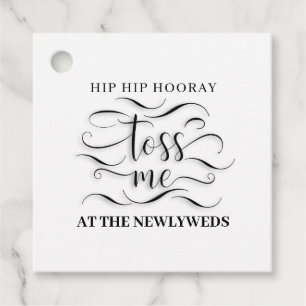 Etiquetas Para Lembrancinhas Hip Hip Hooray Jogue-me Pétalas Casamento