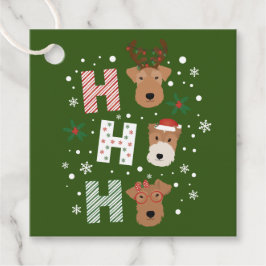 Etiquetas Para Lembrancinhas Ho Ho Welsh Terrier Feliz Natal