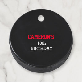 Etiquetas Para Lembrancinhas Hockey Puck Red