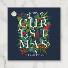Etiquetas Para Lembrancinhas Holly E Greenery Feliz Feriado De Natal