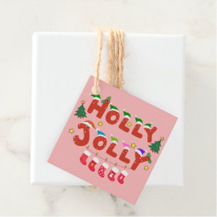 Etiquetas Para Lembrancinhas Holly Jolly