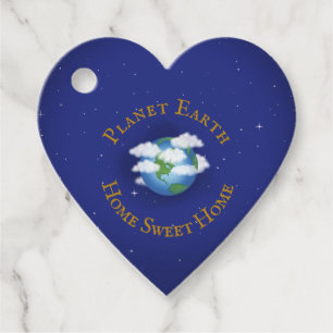 Etiquetas Para Lembrancinhas "Home Sweet Home Planet Earth" Personalizado em Fo
