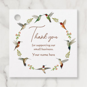 Etiquetas Para Lembrancinhas Hummingbird norte-americano