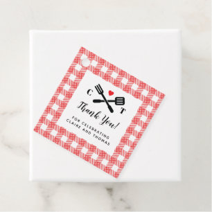 Etiquetas Para Lembrancinhas I Do CHURRASCO Red Picnic Favor Square