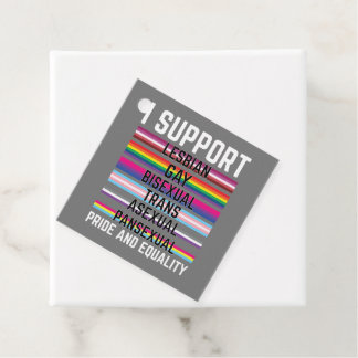 Etiquetas Para Lembrancinhas I Support Lesbian Gay Bisexual Trans Asexual Panse