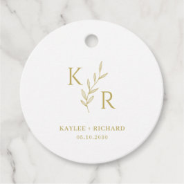 Etiquetas Para Lembrancinhas Iniciais De Folha Ensaio De Noivado De Noivado