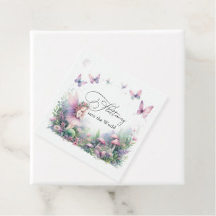 Etiquetas Para Lembrancinhas Jardim Láteo e Borboleta Flutter Love Chá de frald