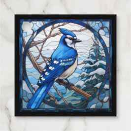 Etiquetas Para Lembrancinhas Jay Azul de Vidro Estreitado