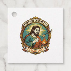 Etiquetas Para Lembrancinhas Jesus Derrubou Marshmallow Festa na Fogueira Falha