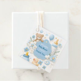 Etiquetas Para Lembrancinhas Joy do Pacote Azul: Chá do Bear Bear