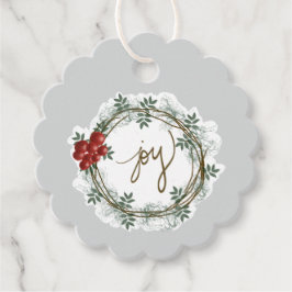 Etiquetas Para Lembrancinhas Joy Wreath Gift | Comemorações