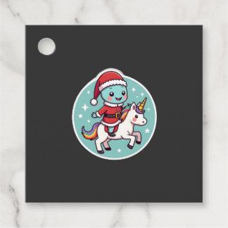 Etiquetas Para Lembrancinhas Kawaii Axolotl Unicorn Xmas Santa Merry Christmas 