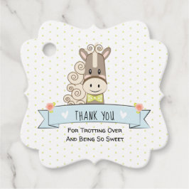 Etiquetas Para Lembrancinhas Kentucky Derby Horse Bowtie Chá de fraldas Favor T