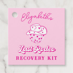 Etiquetas Para Lembrancinhas Kit de Recuperação de Cowgirl para Despedida de So